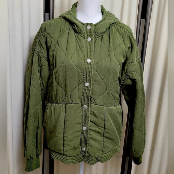 Blank NYC Jackets & Blazers - BLANKNYC Green Quilted Women’s Jacket | Size Small